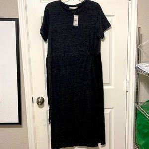 dress for lady size L charcoal color